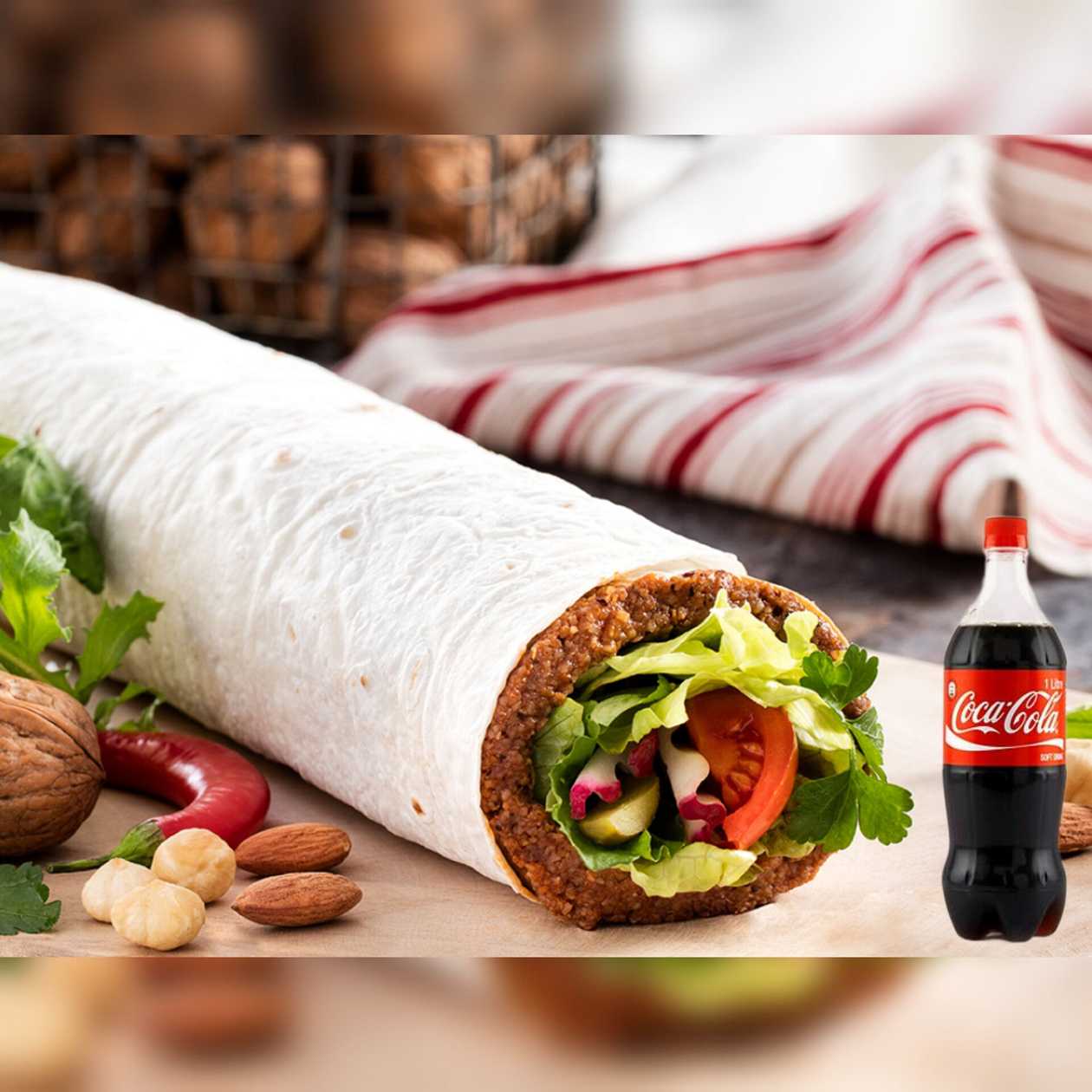 3 Двойных Дюрюма + 1 л Coca-Cola в подарок