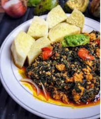 Yam and Kontomire Stew