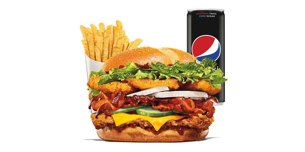 Summer Crunch Chicken Burger Zestaw