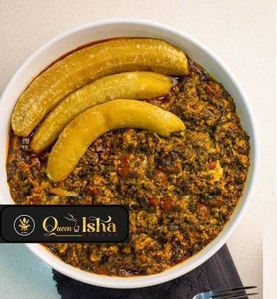 Plantain and Kontomire