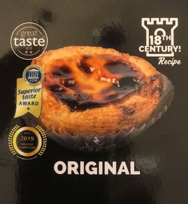 Caixa com 6 Pastéis de Nata Original