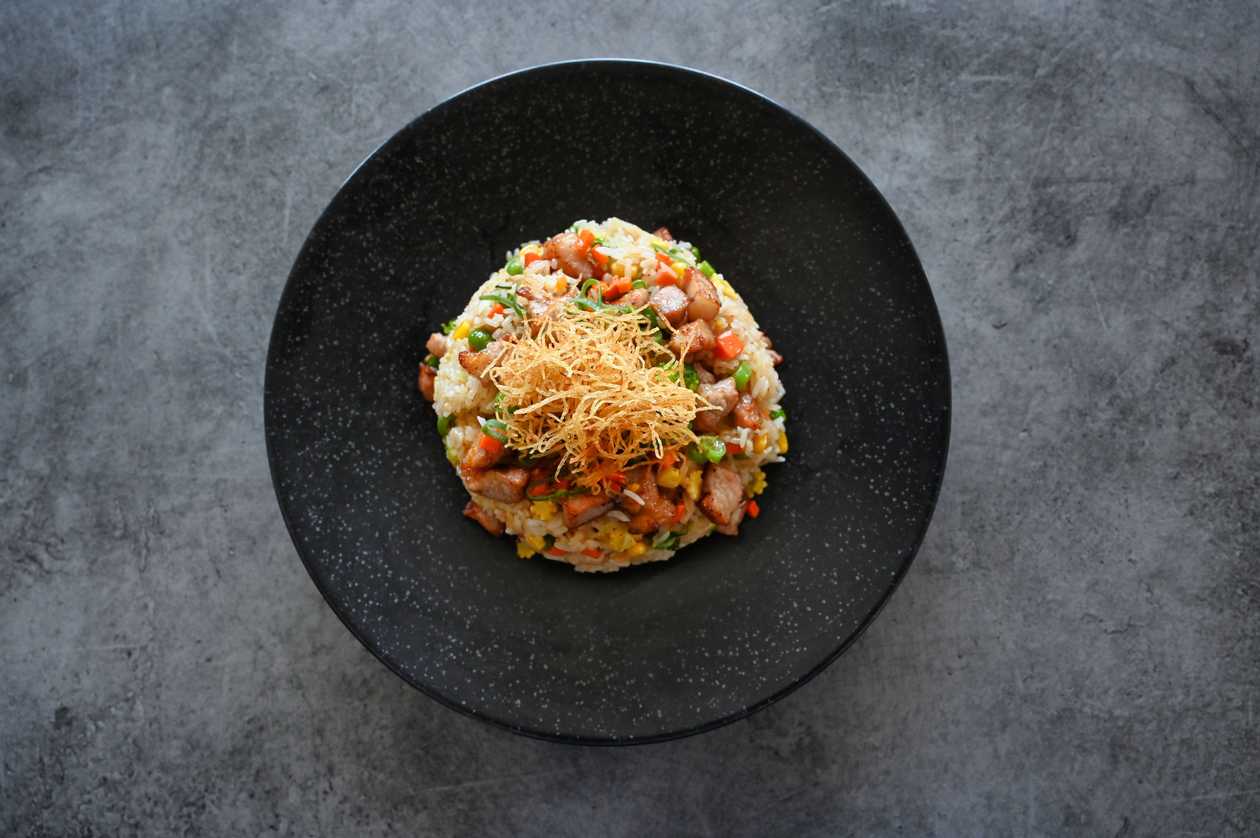 Stir Fry Calamari, Shrimps and Fresh Fish in Season