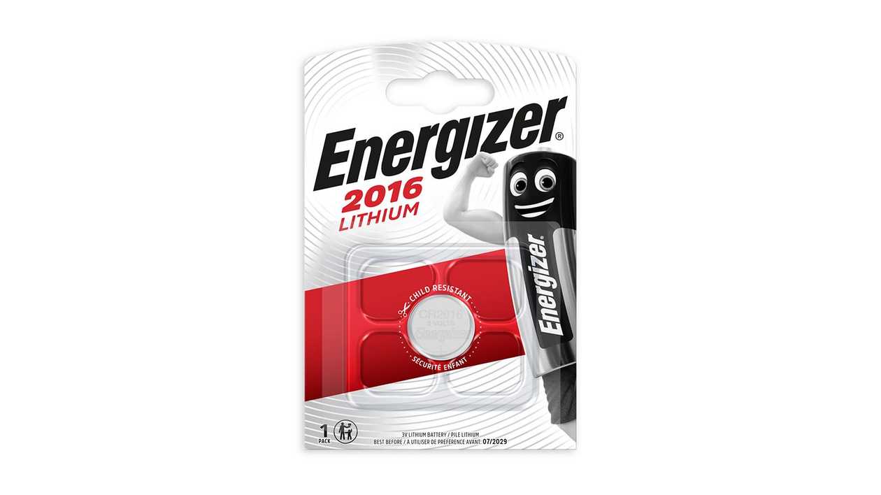 Baterijas Energizer Lithium CR2016