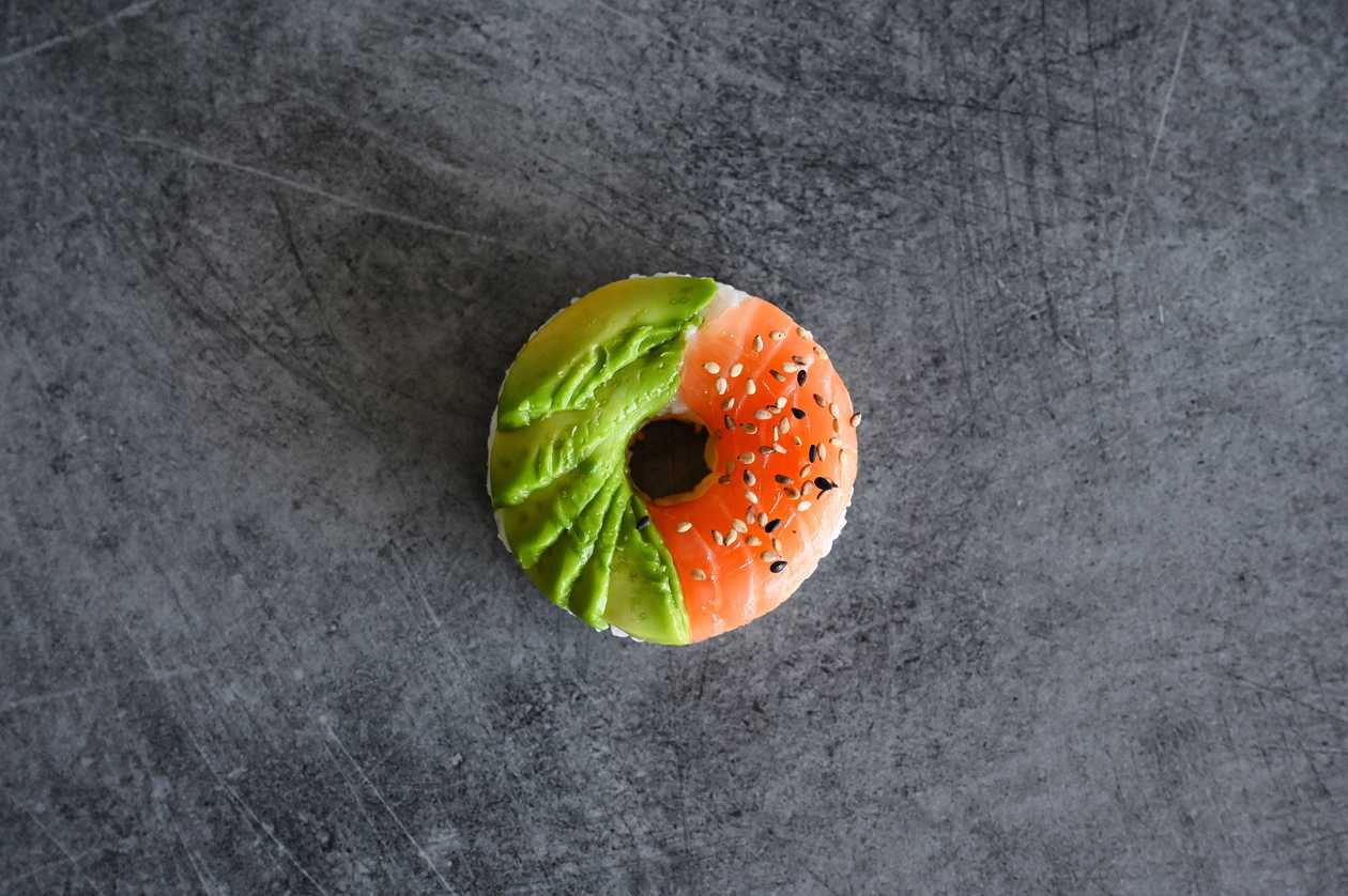 Sushi Doughnut Salmon | 1 pc