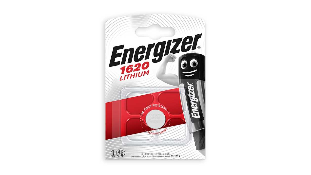 Baterijas Energizer Lithium CR1620