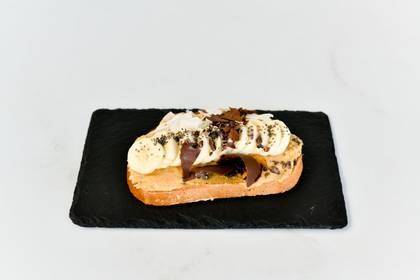 Open Peanut butter Sandwich
