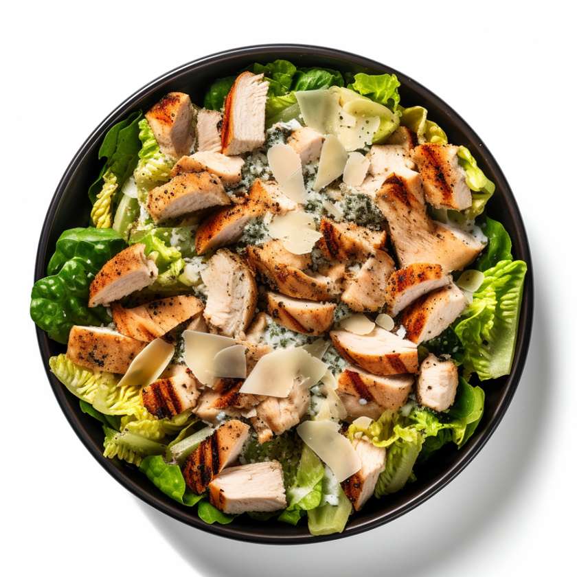 Caesar salad with chicken