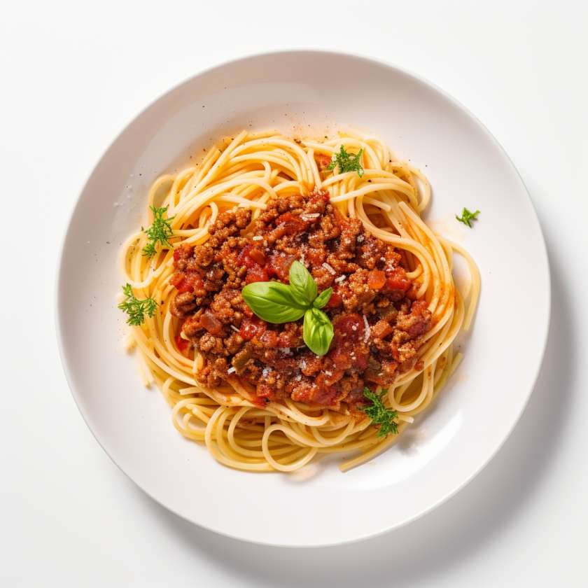 Spaghetti with Bolognese sauce