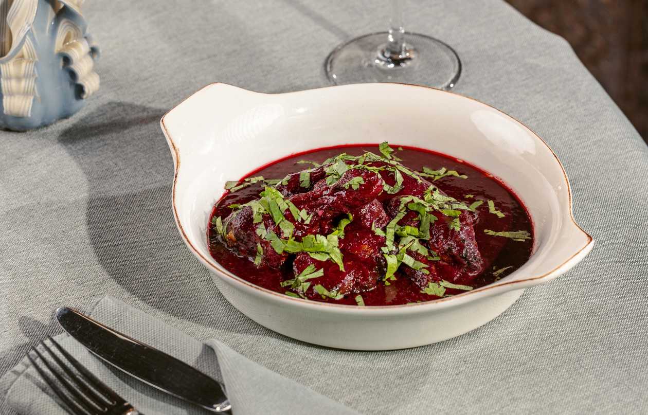 Chicken In Blackberry Sauce