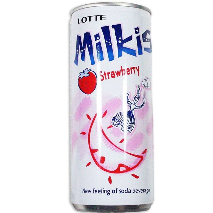 Milkis Strawberry Carbonated Kids Drink 250ml