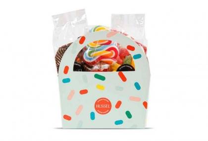 Cesto Gomas Chocolate Chupa
