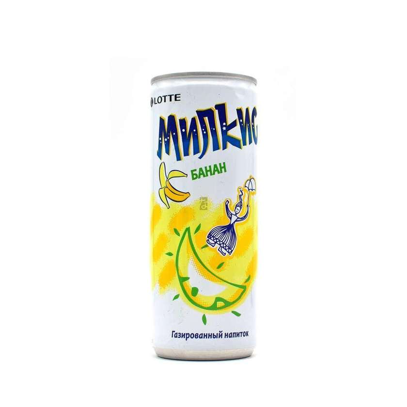 Milkis Banana Carbonated Kids Drink 250ml