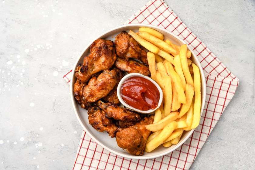 Potato Chips and Grilled Chicken