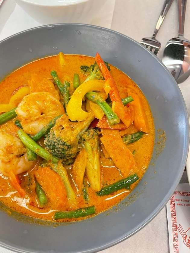 SRHIMP CURRY MASHAMAN