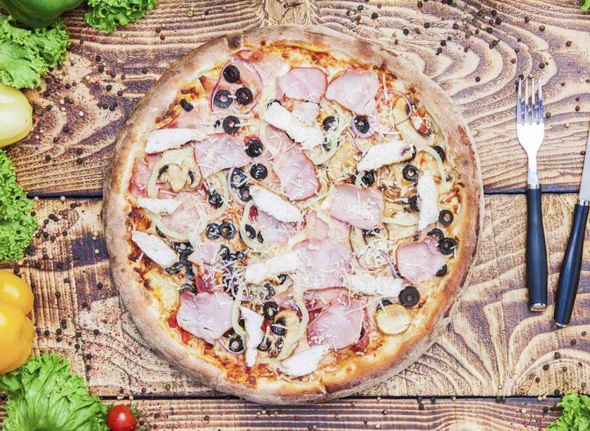 The pizza of the house