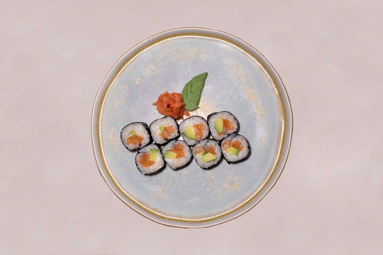 Sake avocado maki 8 gab.