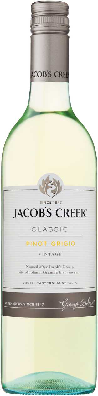 White wine Jacob's Creek Pinot Grigio 0.75