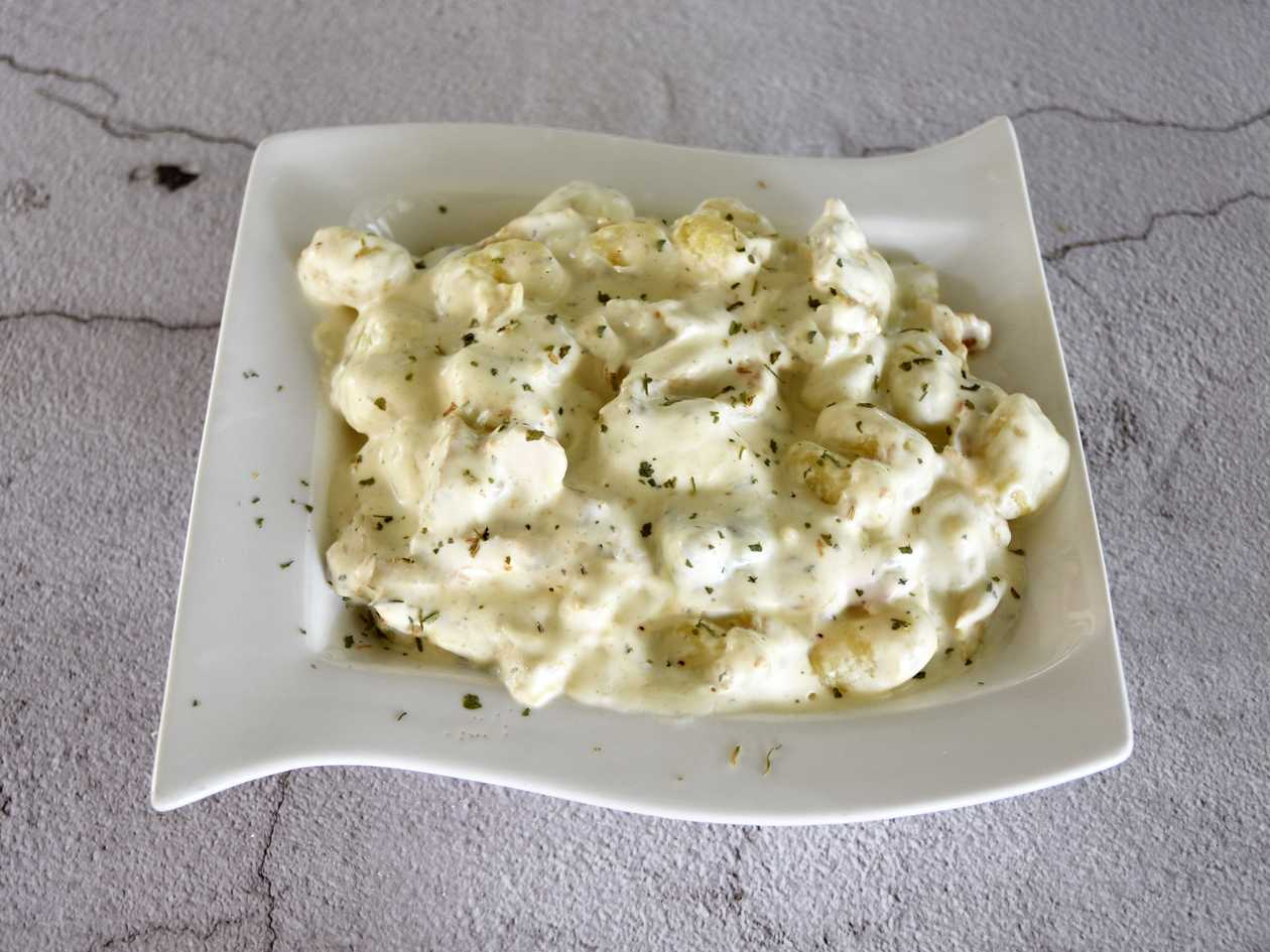 Njoki quattro formaggio