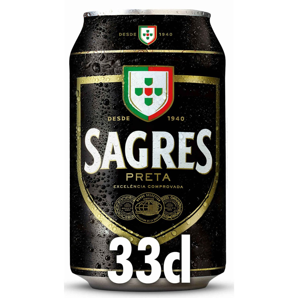 Sagres Black Beer 33 cl (expires soon)