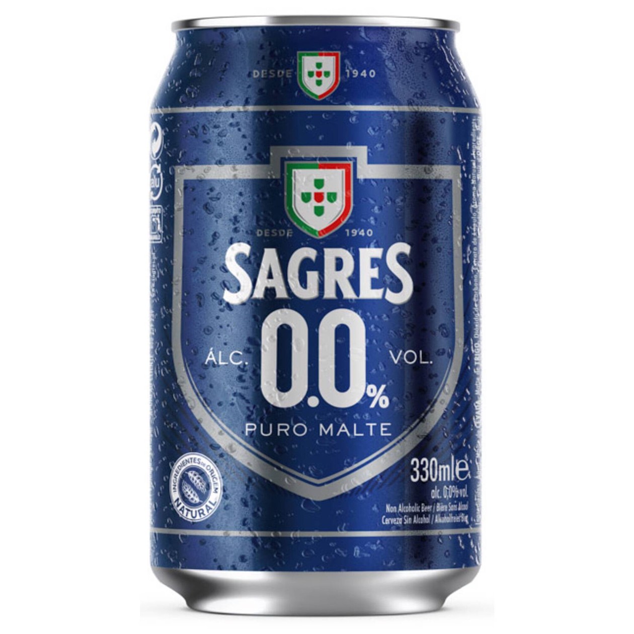 Cerveja Sagres 0.0% 33 cl