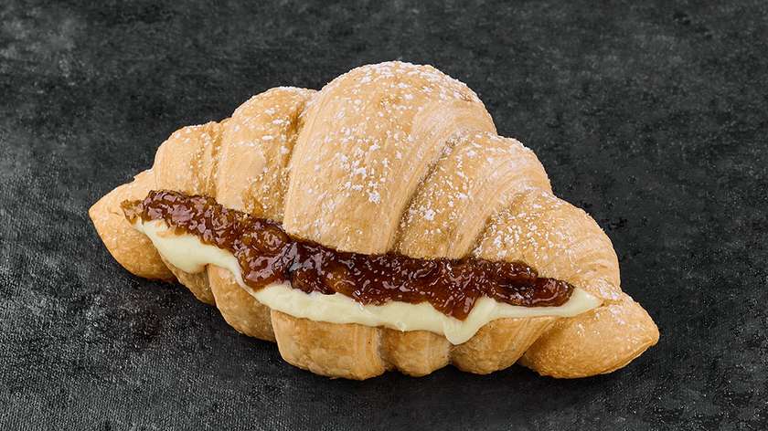 Croissant Szarlotka z Kremem Waniliowym