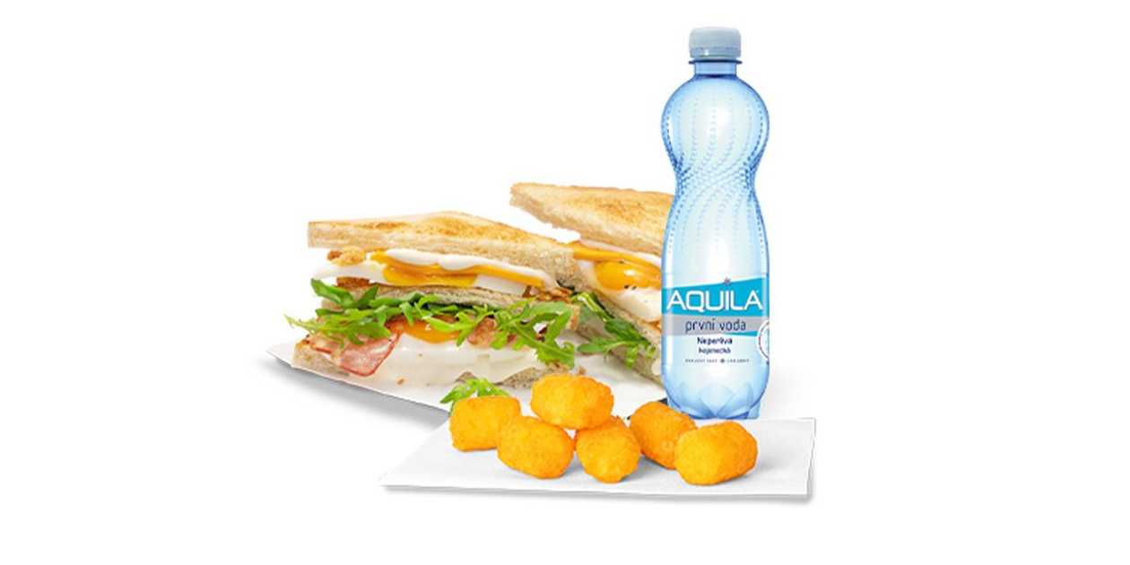 Snídaňový Double Toast menu