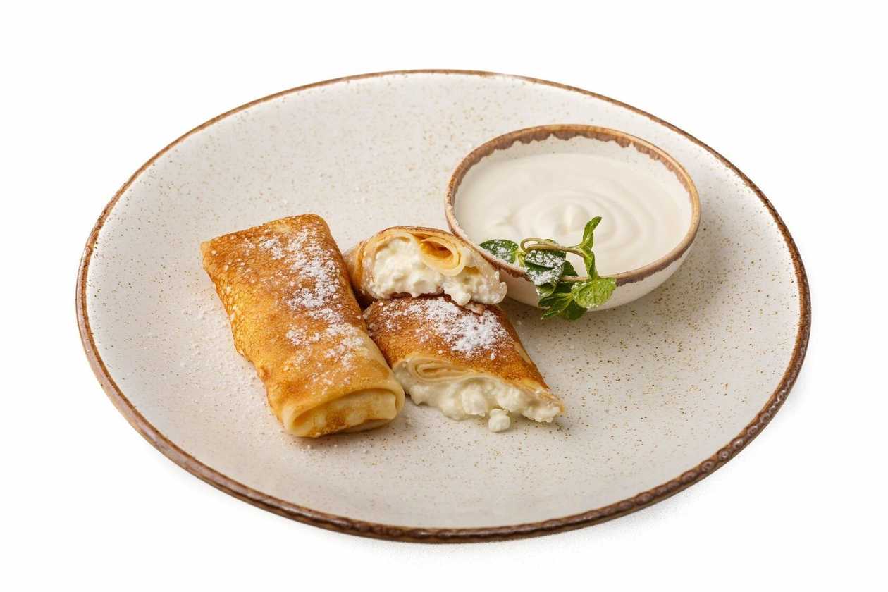 Млинці з творогом