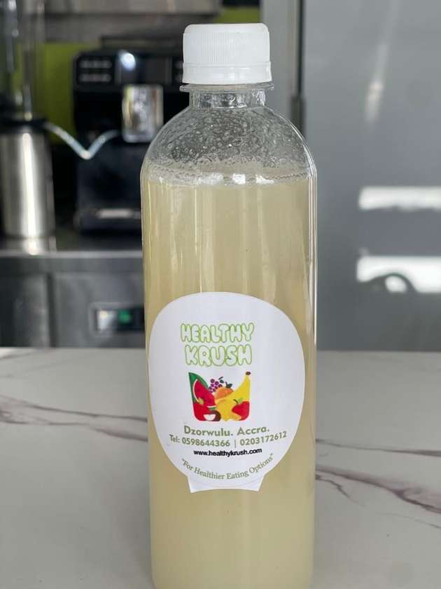 Fresh Pineapple and Ginger juice
