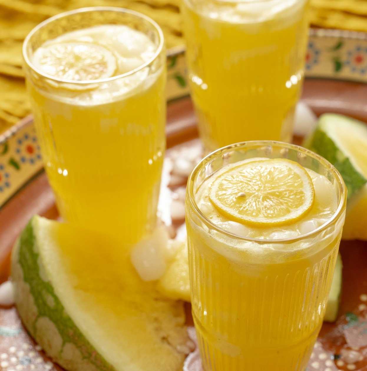 Limonada cu pepene galben fara zahar