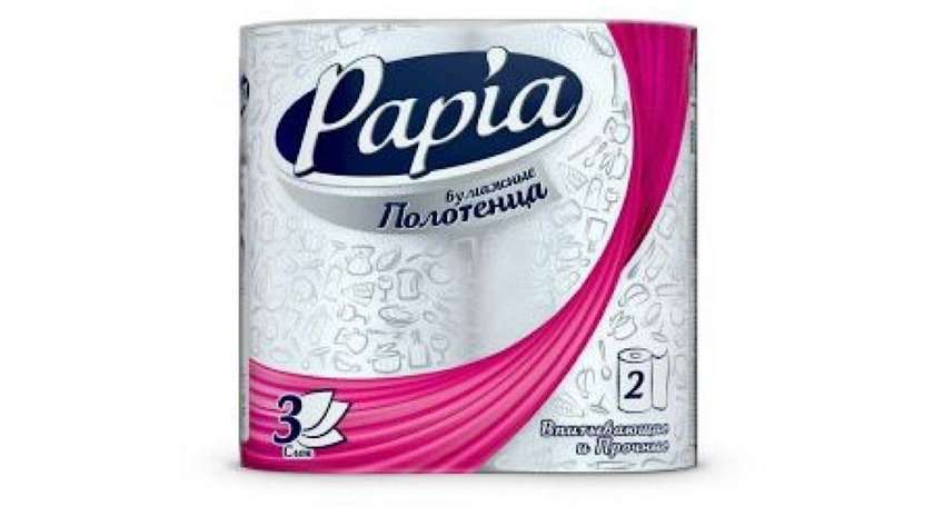 Papia ხელსახოცი 2 ცალი 3 ფენა