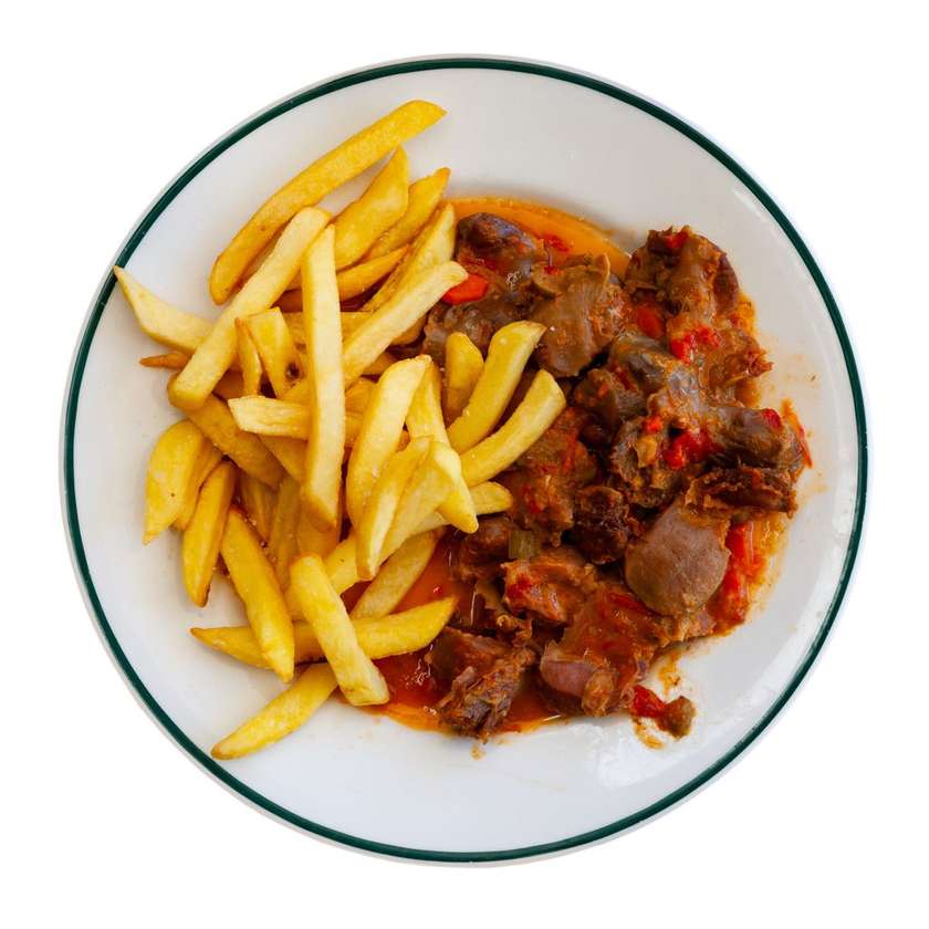 French Fries with Gizzard