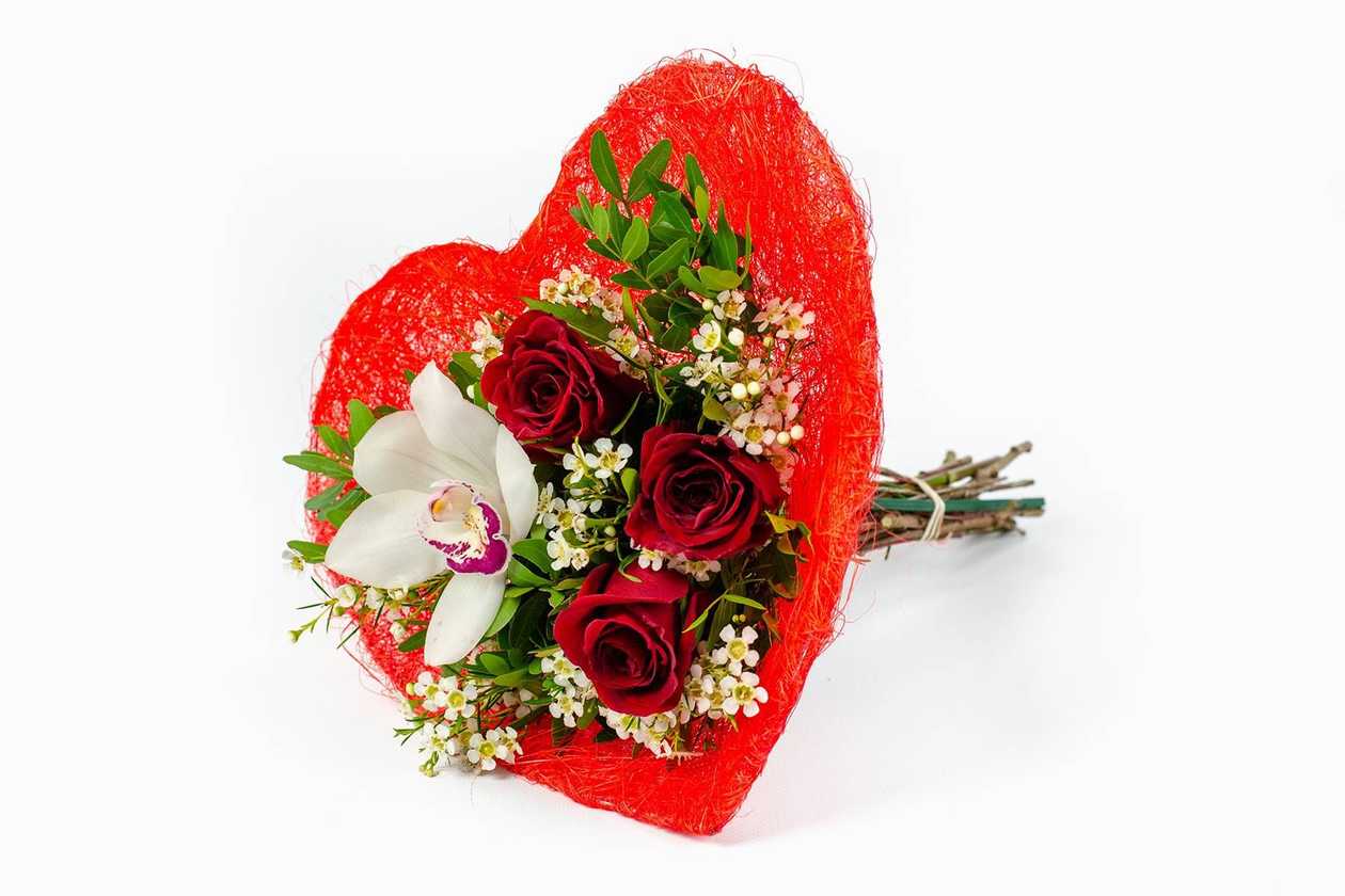 Bouquet Coração (Vermelho)