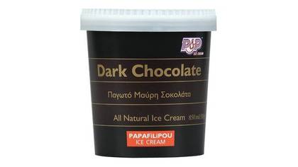 Παγωτό Παπαφίλιπου Μαύρη Σοκολάτα 850 ml