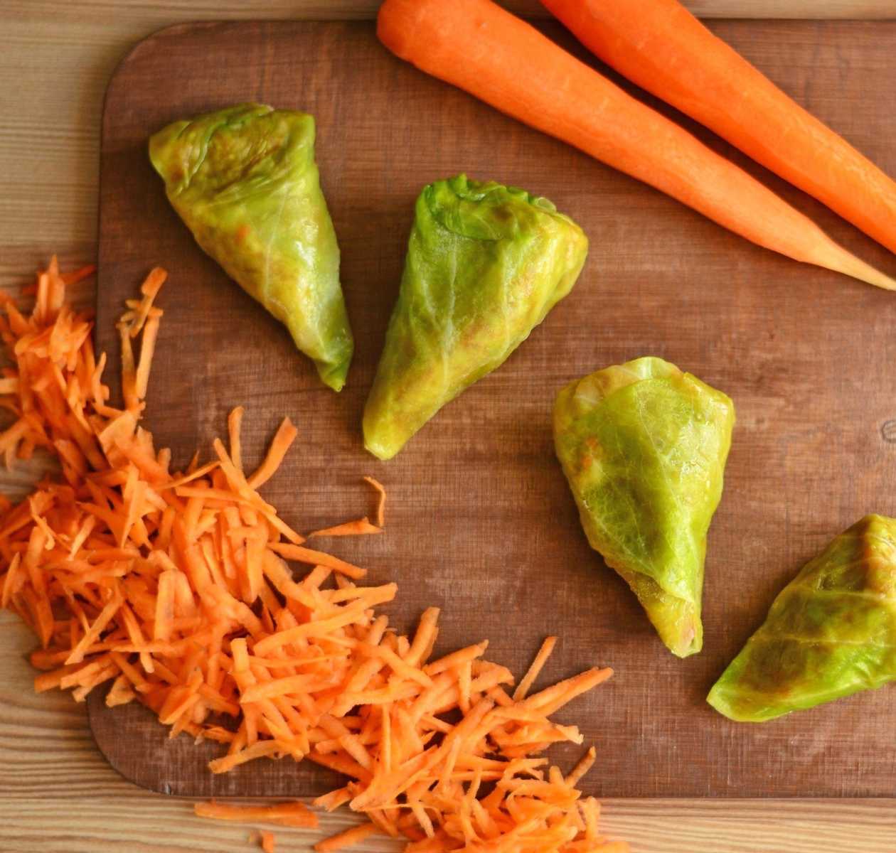 Cabbage rolls with veal and beef