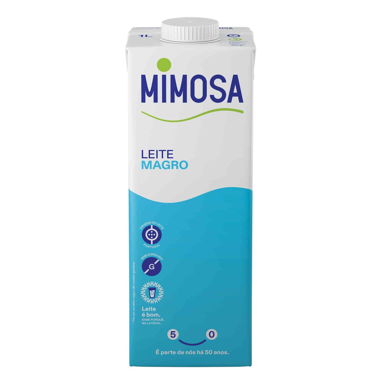 Leite Uht Magro Mimosa 1 lt