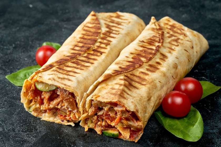 2pcs Beef Shawarma with Coke