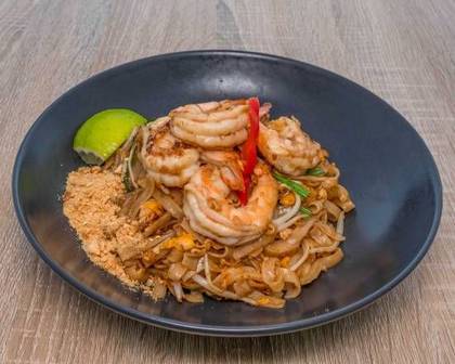 Pad Thai Noodles with Shrimp