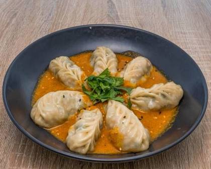 Vegan Jhol Momo