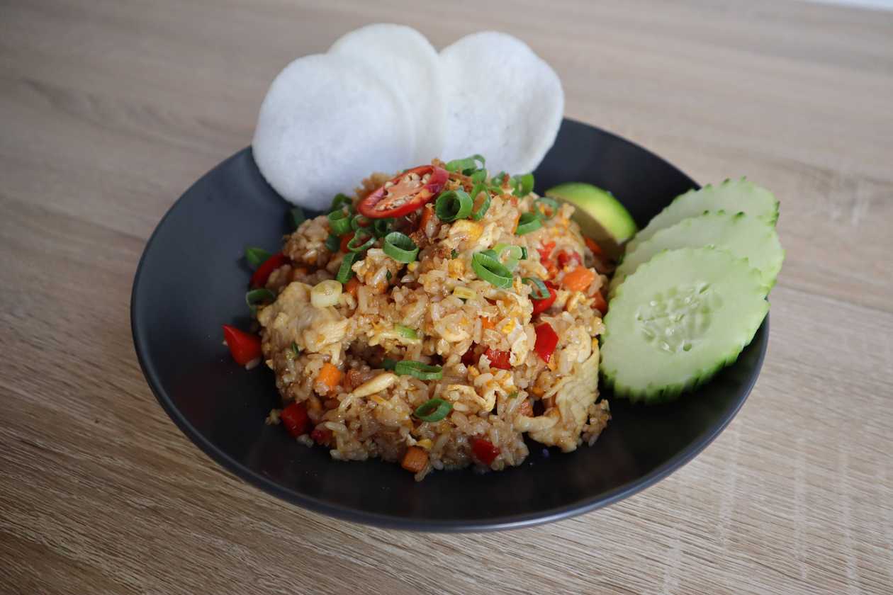 Fried Rice Nasi Goreng with Shrimp