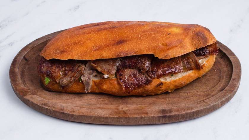 Döner with Meat in Bread