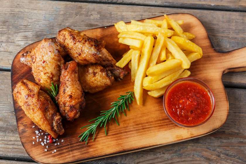 Large Fries & Chicken