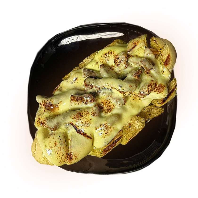 Garlic Bread Stuffed with Picanha