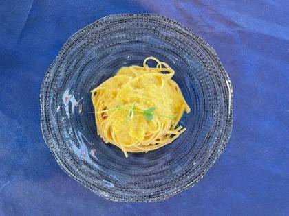 Linguine Vegano con Salsa di Pepperoni