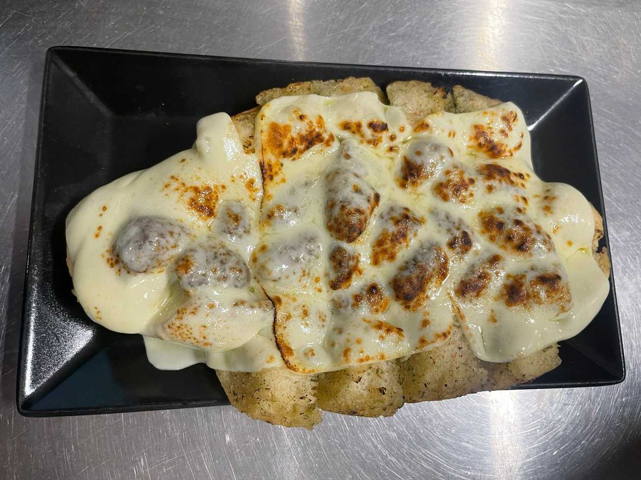 Stuffed Garlic Bread with Heart