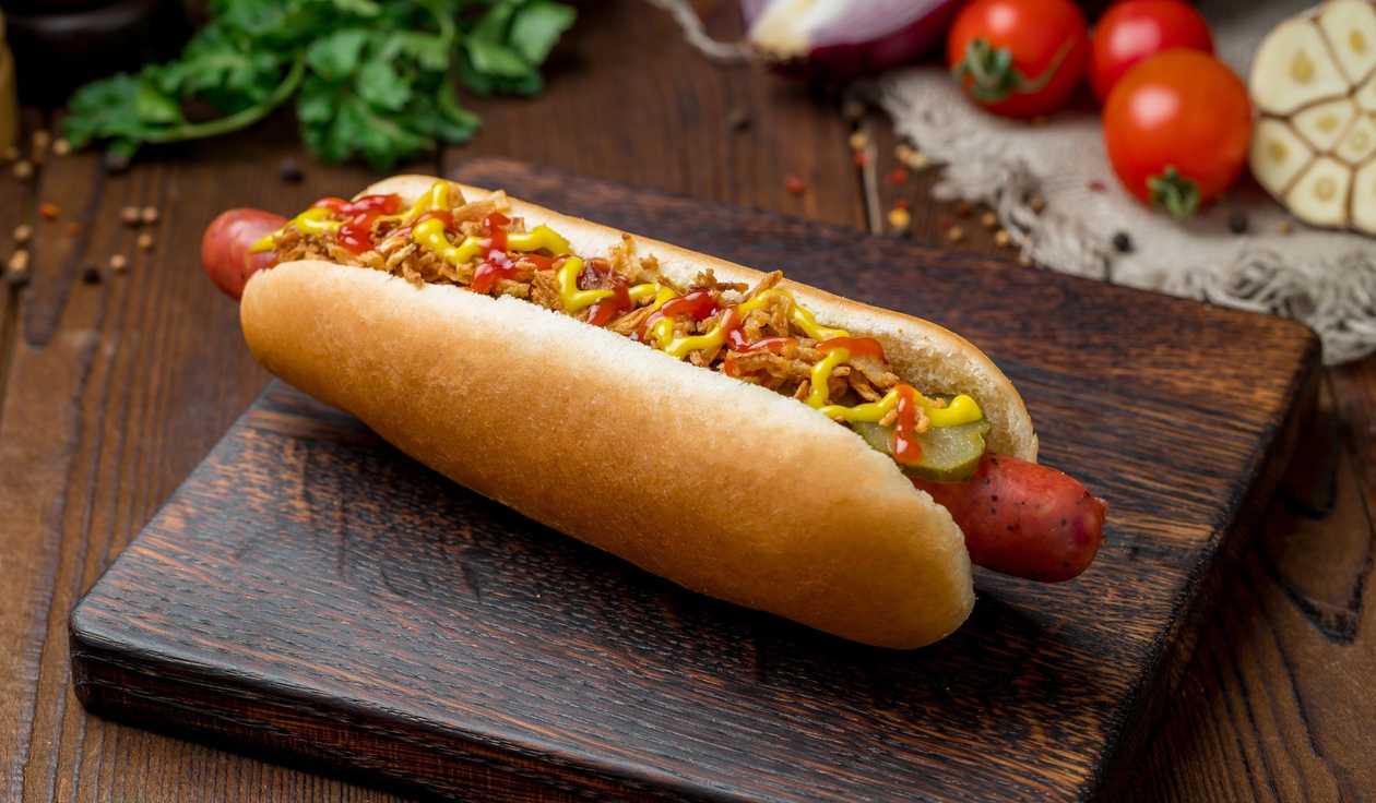 Hot Dog in a Bun