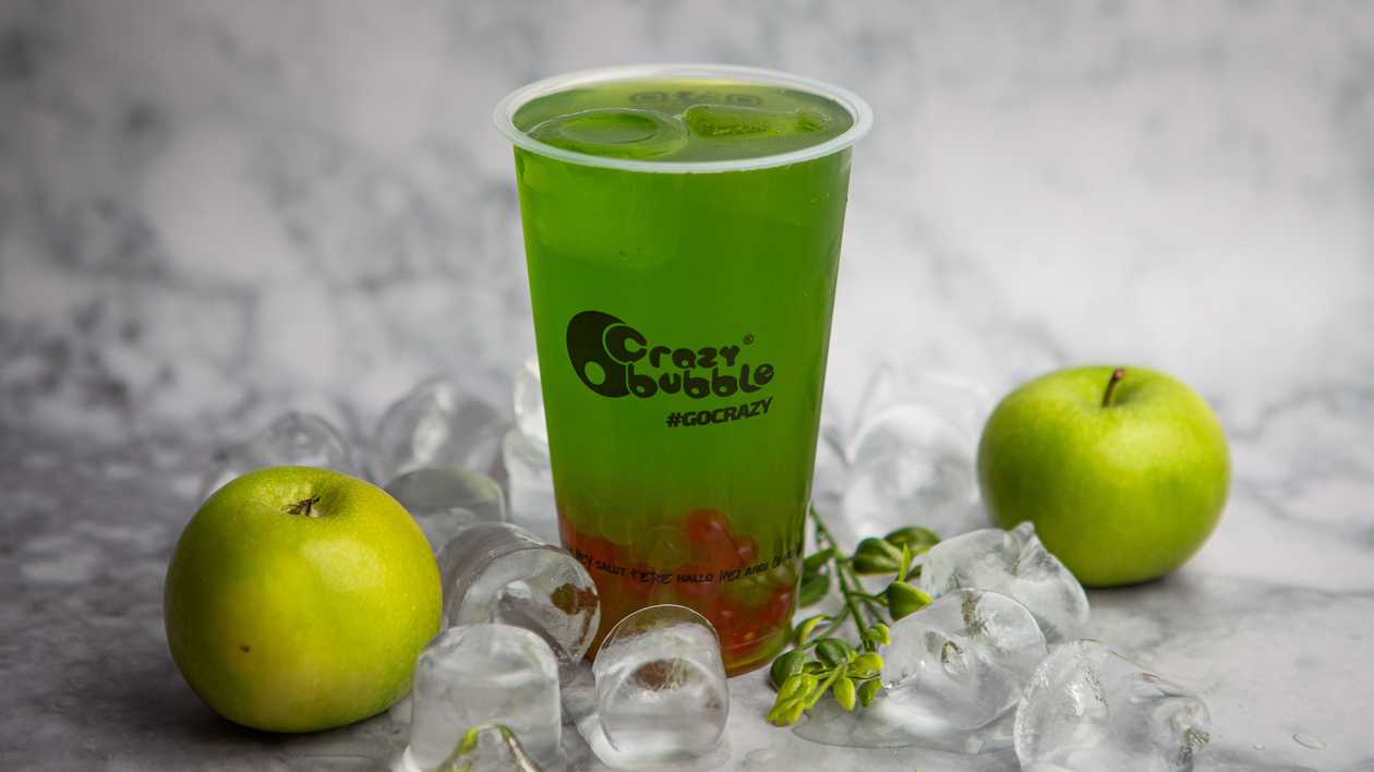 Kiwi and Green Apple - bubble tea
