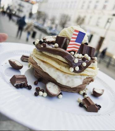 Schoko Bons pancakes