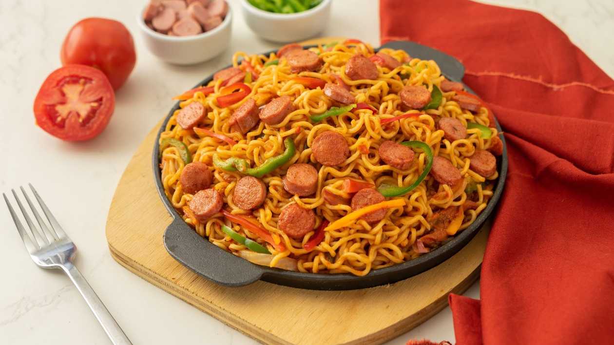 Noodles with Fried Egg