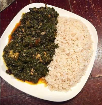 Rice with Palava Sauce