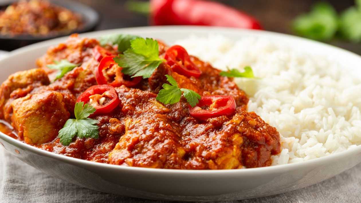 Large Plain Rice & Stew
